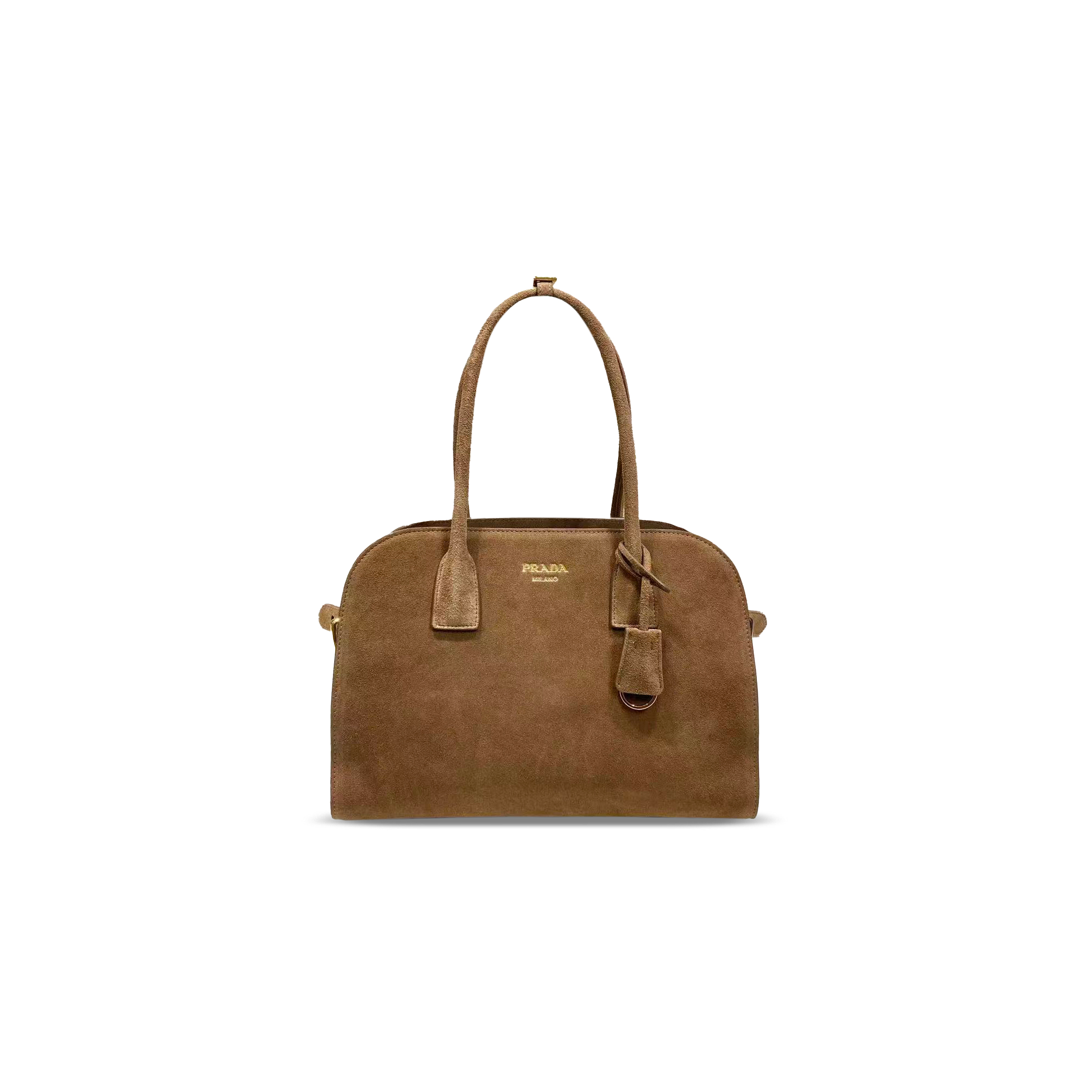 PRADA MEDIUM SUEDE TOTE BAG 1BG538 (32*23.5*16cm)